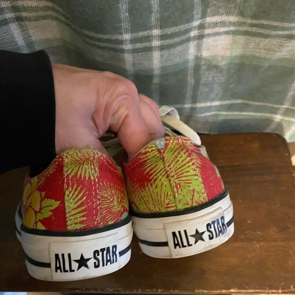 Converse all star summer vibes tropical print lows size 8 - Picture 5 of 8